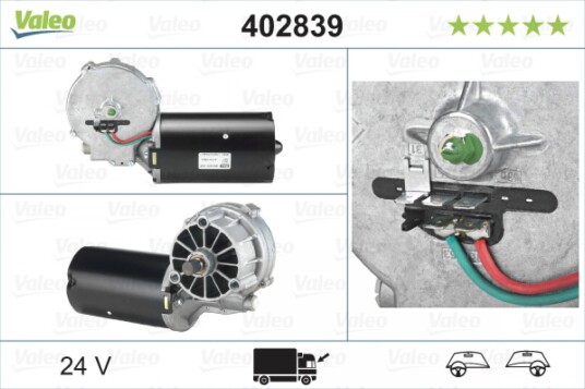 Vindusviskermotor VALEO 402839