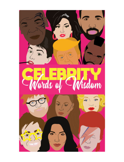 Gift Republic Kort Celebrity Words Pink One Size
