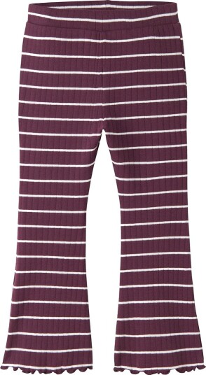 Name It Leggings Rib NmfOlena Mauve Wine Name It 7 år (122) Leggings Bordeaux Hvit