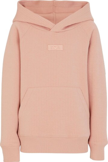 Emporio Armani Hettegenser Rib Mahogany Rose Emporio Armani 16 år 176 Hettegenser Rosa