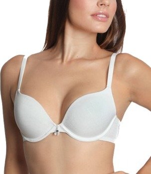 sassa BH Pure Animal Push Up Bra Benhvit polyester C 70 Dame