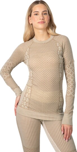 Kari Traa Women's Smekker Long Sleeve Mocha XL