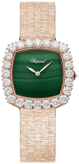 Chopard Dameklokke 10A386 5111 L Heure Du Diamant Grønn/18 karat