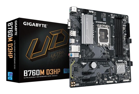 Gigabyte B760M D3HP Micro ATX Hovedkort med LGA 1700 og DDR5 Støtte