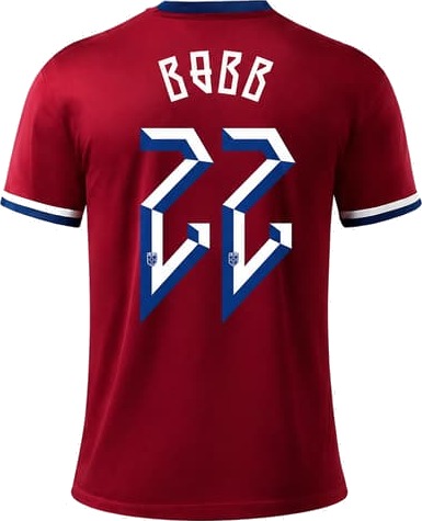 Norges landslag fotballdrakt for barn, nr. 22 Bobb størrelse M, ungdomsfotballtrøye