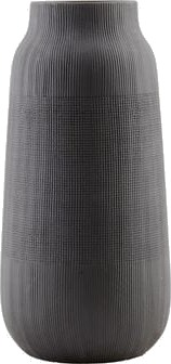 house doctor Groove Vase - Grey - H35CM house doctor Groove Vase - Grey - H35CM