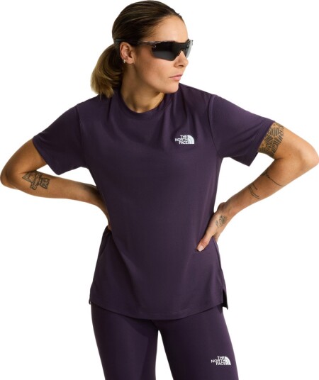 The North Face W Flex Short Sleeves Reg Tee Purple M