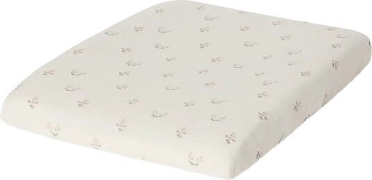 Garbo&Friends Seersucker Changing Mat Cover 50x 70x 15cm La Fraise Cream 50x 70x 50cm
