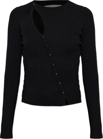 AllSaints, Dame, Strikkevarer, Svart, S,