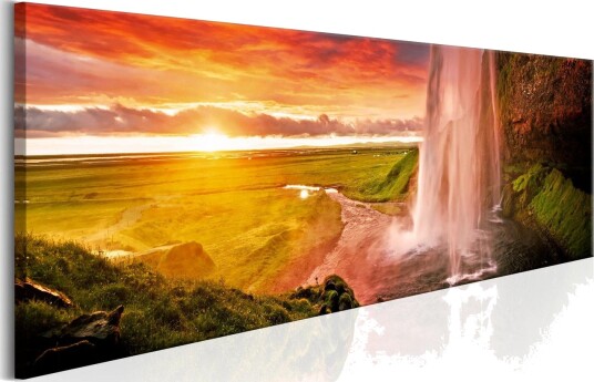 Bilde Seljalandsfoss Waterfall 135x45 Artgeist sp. z o. o.