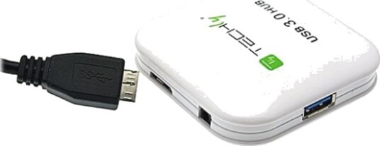 Techly Hub 4 X Superspeed Usb 3.0 Stasjonær
