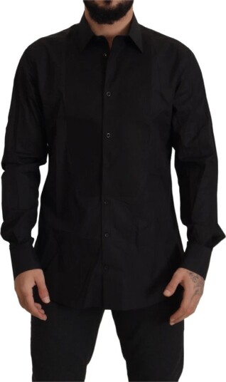 Dolce & Gabbana Herre Skjorter Svart S, Dolce & Gabbana Herre Skjorter Svart S,