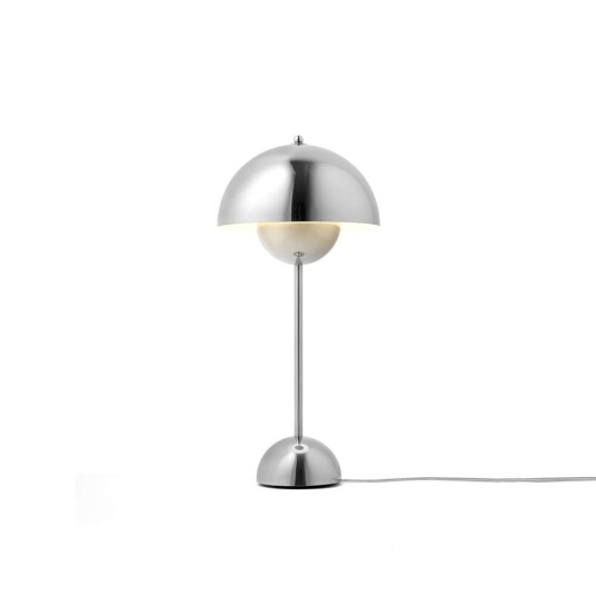 &Tradition Flowerpot bordlampe VP3 - børstet polert stål