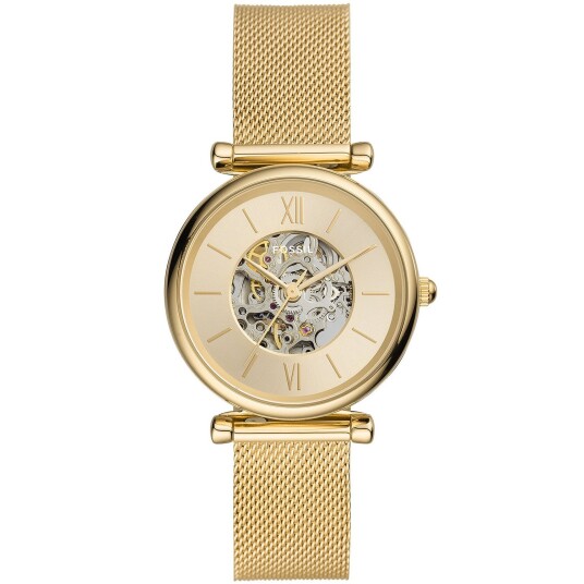 Fossil Carlie ME3250 - Dame - 35 mm - Analog - Automatisk - Mineralglas