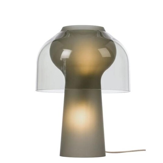 Karman Lilly Bordlampe Røkt Glass