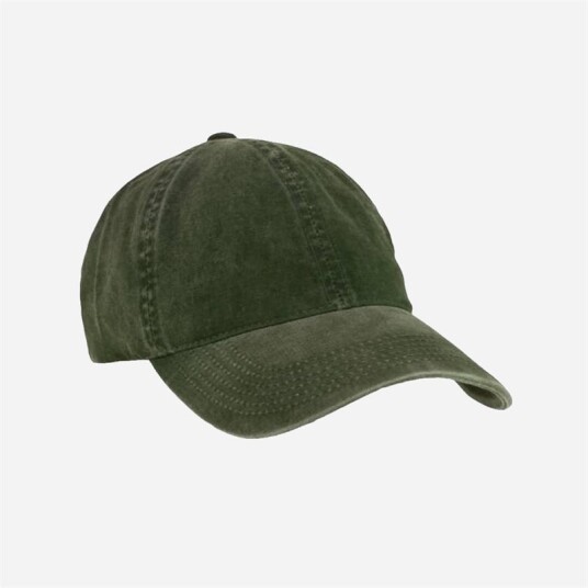 Varsity Green Washed Cotton - Soft Front Grønn L