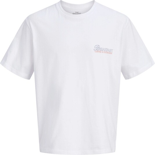 Jack & Jones Jorsketch Tee Ss Crew Neck Tg White XS