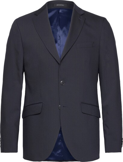 Lindbergh Black Technical Stretch Blazer   Combi Suit   Navy   46