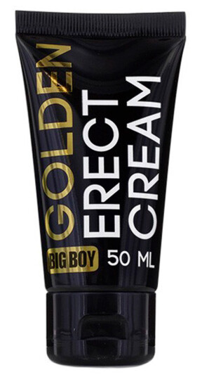Big Boy Golden Erect Krem 50 ml     - Hvit
