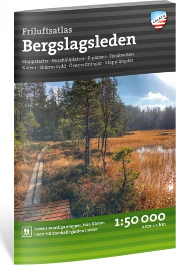 Calazo förlag Friluftsatlas Bergslagsleden 1:50.000 OneSize, NoColour