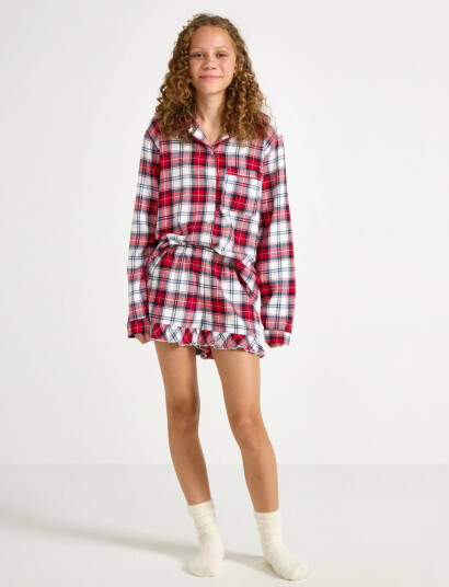 Lindex Pyjamassæt I Fløjl - Multi/patterned - 128 Lindex Pyjamassæt I Fløjl - Multi/patterned - 128