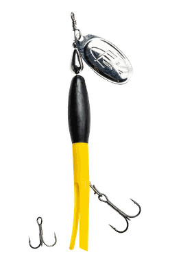 Westin Fc Downstream #5 40g spinner Black/flouro Yellow 40g Westin Fc Downstream #5 40g spinner Black/flouro Yellow 40g