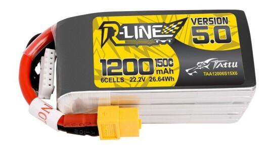 Gens 6s  1200mAh -150C - Gens Ace Tattu R-Line 5.0