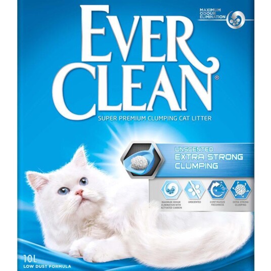 Ever Clean Extra Strong Clumping Unscented Kattesand 10 L Ever Clean Extra Strong Clumping Unscented Kattesand 10 L