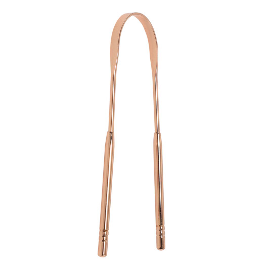Tungeskraper Rustfritt stål Praktisk og hygienisk tungerenser ROSE GOLD
