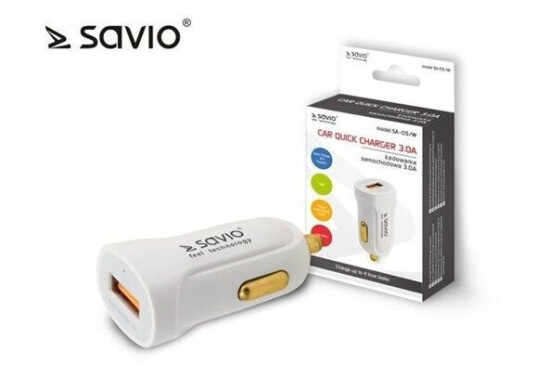 Savio SA-05/W car power adapter