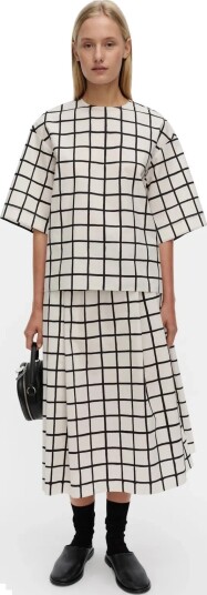 Marimekko Kansio Iso Ruutu   White   44