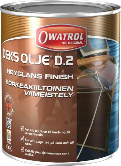 Owatrol deksolje d2 finish olje hoyglans 25 liter Owatrol deksolje d2 finish olje hoyglans 25 liter