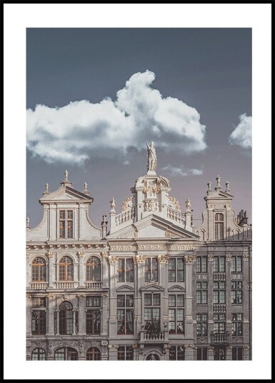 Buildings in Brussels Plakat Plakat / 100x150cm