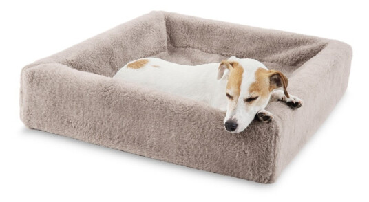 Bia Bed Overtrekk Pilé 85x70 cm Grå/Beige til Hundeseng