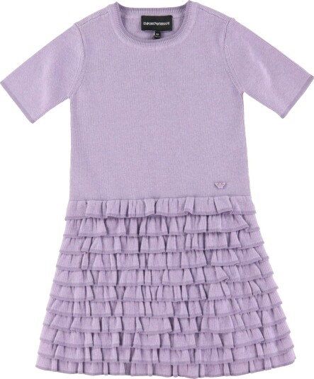 Emporio Armani Kjole Strikk Blåregn Emporio Armani 8 år 128 Kjole Lilla