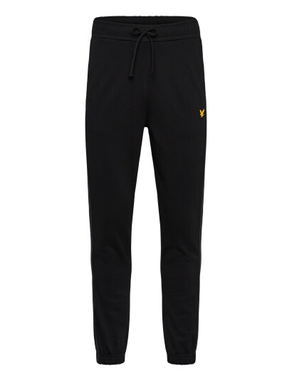 Lyle & Scott Sport Jacquard Tape Joggers   Black   S