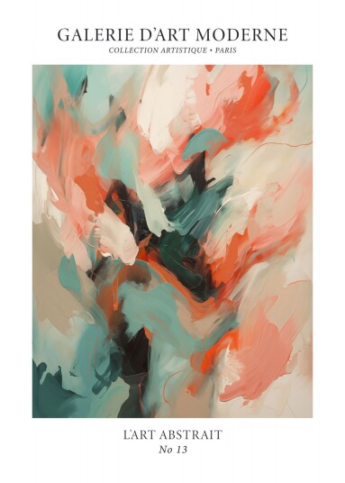 Namly Design Plakat L'Art Abstrait POSTERRUEZ7P