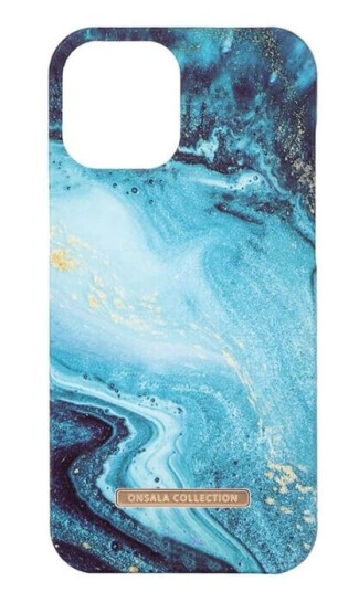 Onsala Mobildeksel Soft Blue Sea Marble til iPhone 12 / 12 Pro