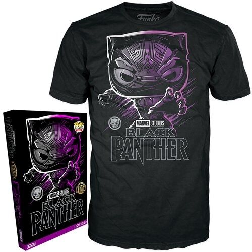 Funko Svart Panther Adult Svart Pop! TShirt