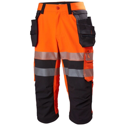 HH Workwear Workwear Helly Hansen Alna Hi Vis Håndverker Piratbukse Oransje C64