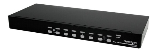 Startech.Com 8 Port 1U Rackmount Dvi Usb Kvm Switch - Usb Dvi Kvm Switch - Dvi Kvm Switch - Usb Kvm Switch (Sv831dviu) - Kvm-Svitsj - 8 X Kvm Port(S) - 1 Lokalbruker - Rackmonterbar - For P/N: Rk12od2, Rk2537bkm, Rk3236bkf, Rk4236bkb, Rk4242bk24, Rk