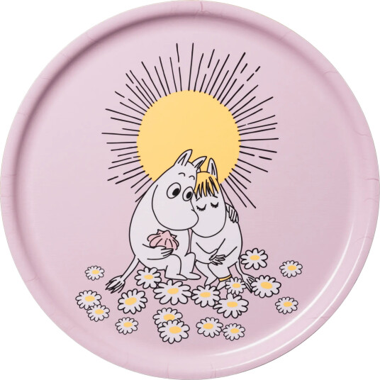 Moomin Arabia Forelskede Mummitrollet brett Ø35 cm Moomin Arabia Forelskede Mummitrollet brett Ø35 cm