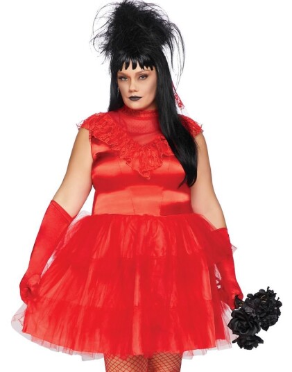 Beetlejuice Bride Inspirert Kostyme Strl 3XL/4XL
