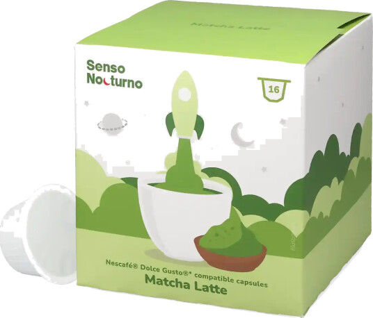 Senso Nocturno | Matcha Latte 16 kapsler til Dolce Gusto®