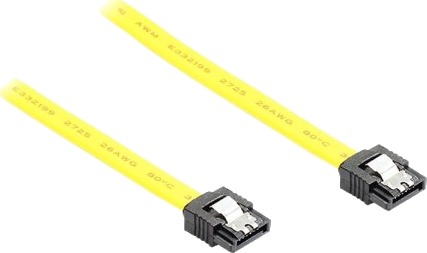Alcasa 5047-A03y, 0,3 M, Sata Iii, Hankjønn/Hankjønn, Gult, Rett, Rett