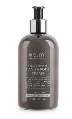 Elm Hand & Body Cream Cotton Flower 290 ML Elm Hand & Body Cream Cotton Flower 290 ML