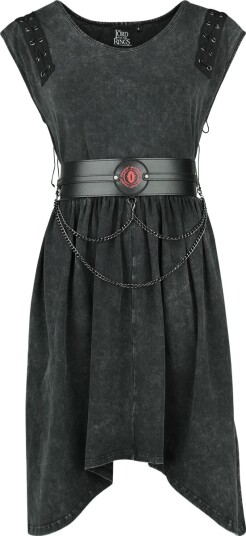 Ringenes herre Goth Middellang kjole Mordor L Damer svart Ringenes herre Goth Middellang kjole Mordor L Damer svart