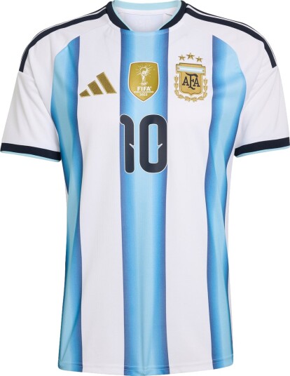 Argentina Messi Hjemme Landslagstrøye VM 2026 Barn Blå/Hvit 140