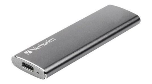 Verbatim Vx500 Ekstern 480GB SSD med USB Type-C Grensesnitt i Aluminium