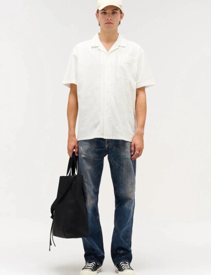 NEUW Thrace Embroidered Ss Shirtwhite - White - XL NEUW Thrace Embroidered Ss Shirtwhite - White - XL